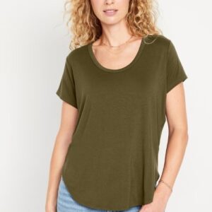 Green Bergst round neck T-shirt